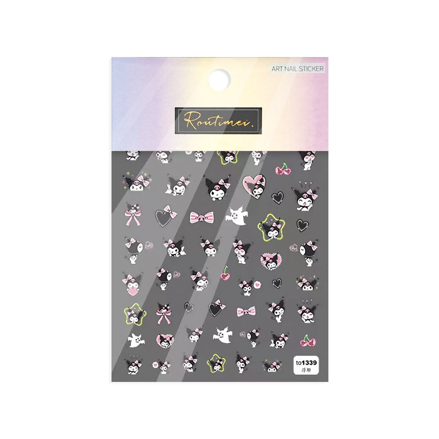 Gothic Cutie Nail Art Stickers 5D Embossed