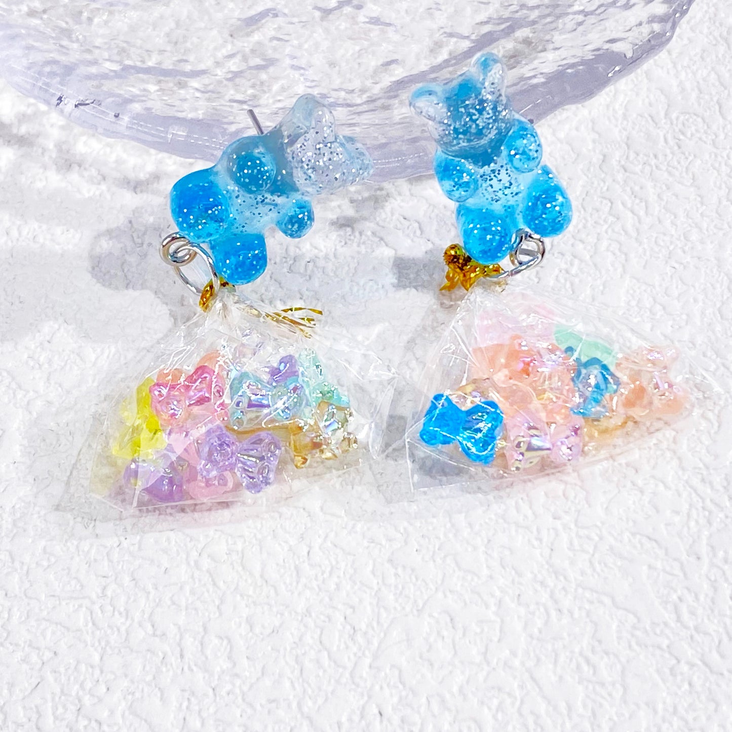 Gummy Bb Bear Purple Resin Costume Jewellery