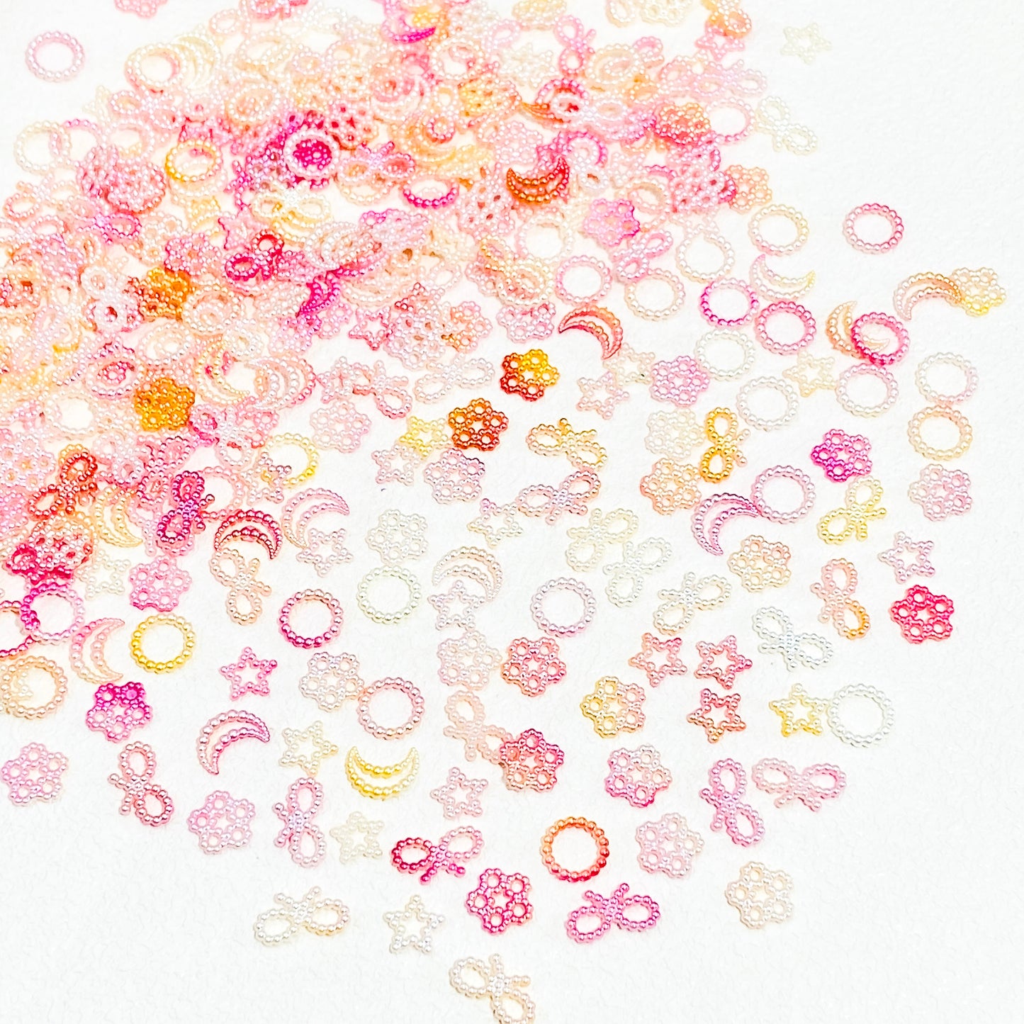 Elegant Pearls Resin DIY Charms