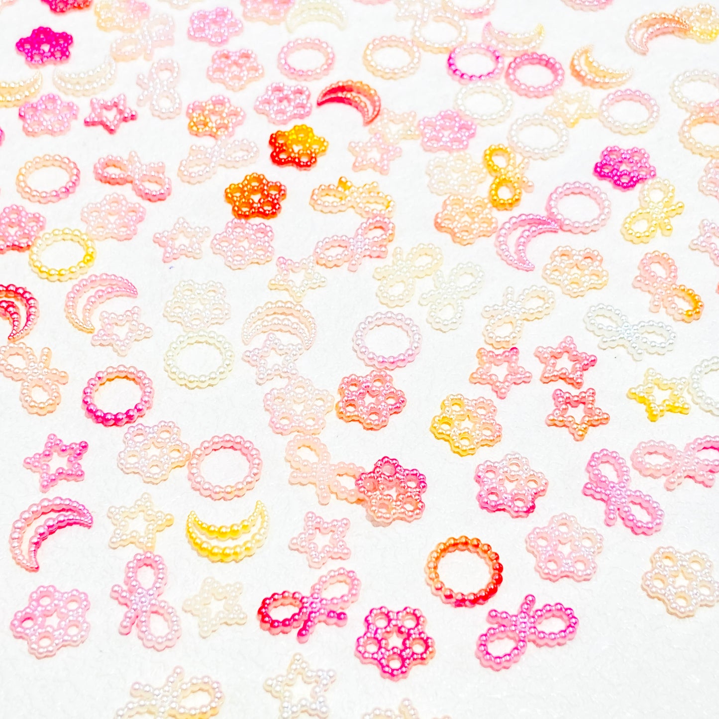 Elegant Pearls Resin DIY Charms