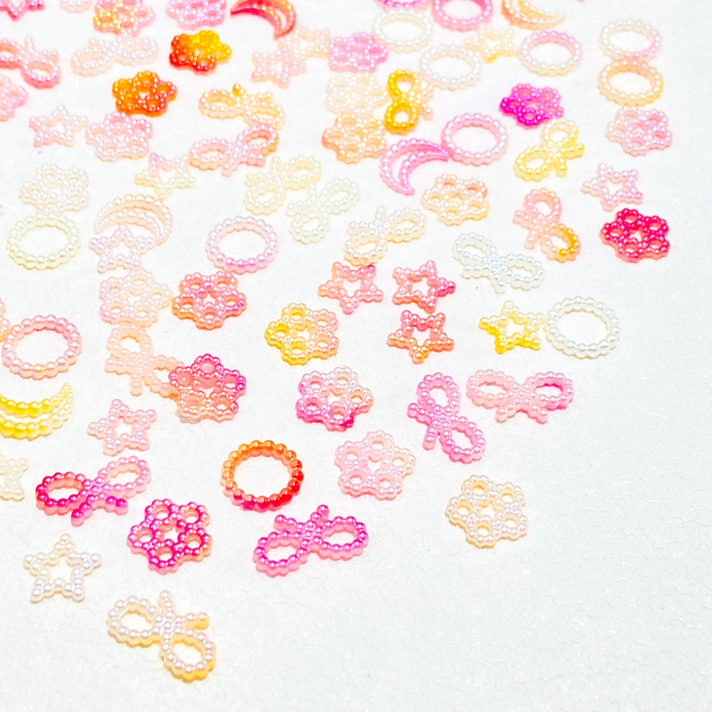 Elegant Pearls Resin DIY Charms