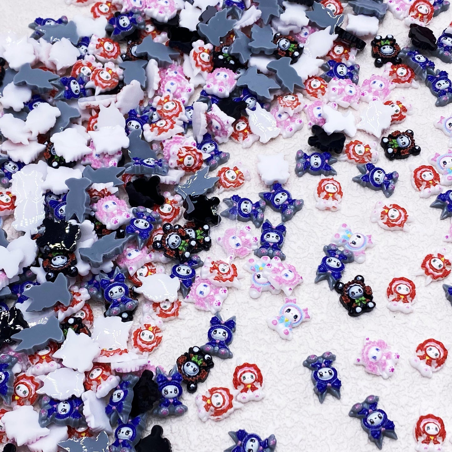 Colorful Doll Resin Charm