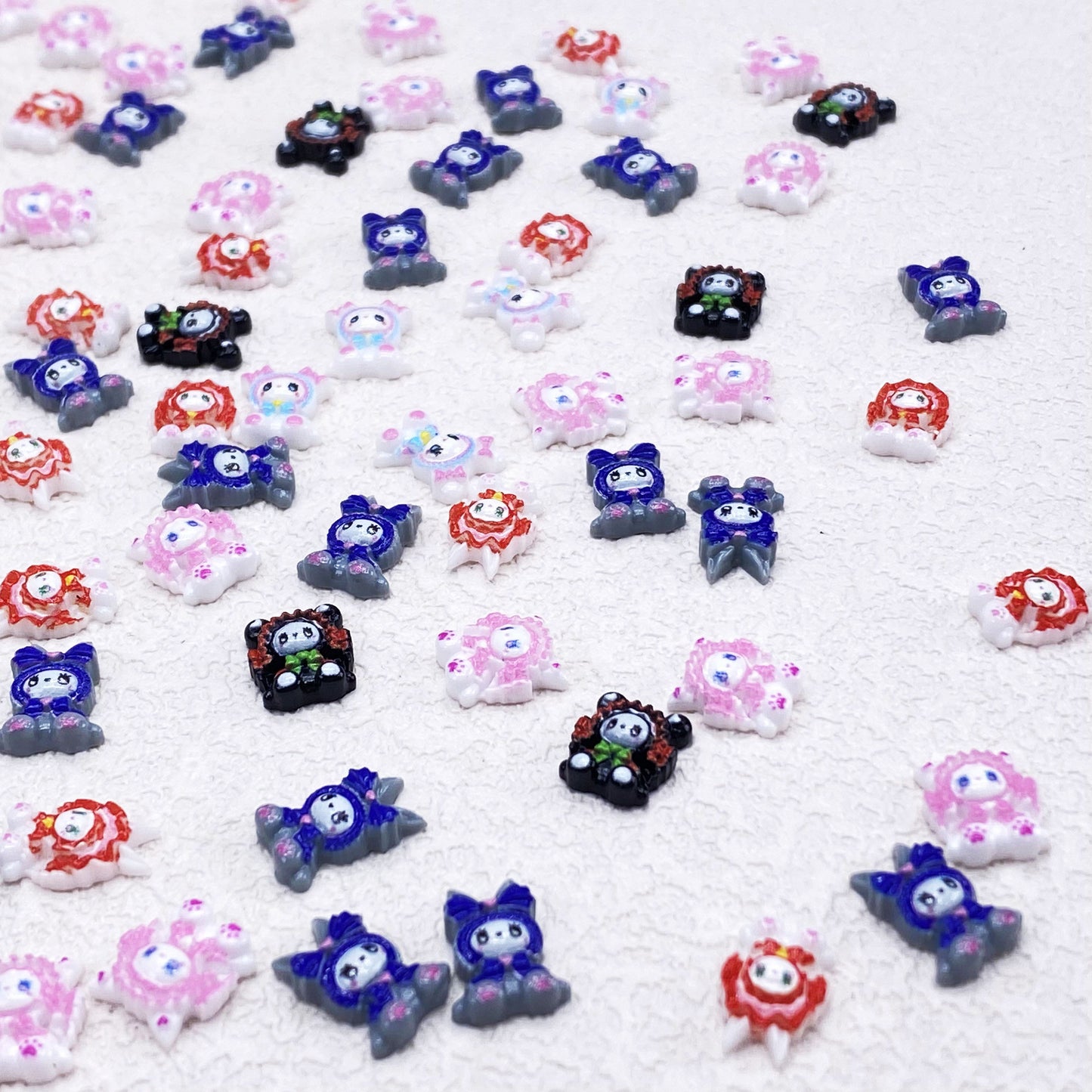 Colorful Doll Resin Charm