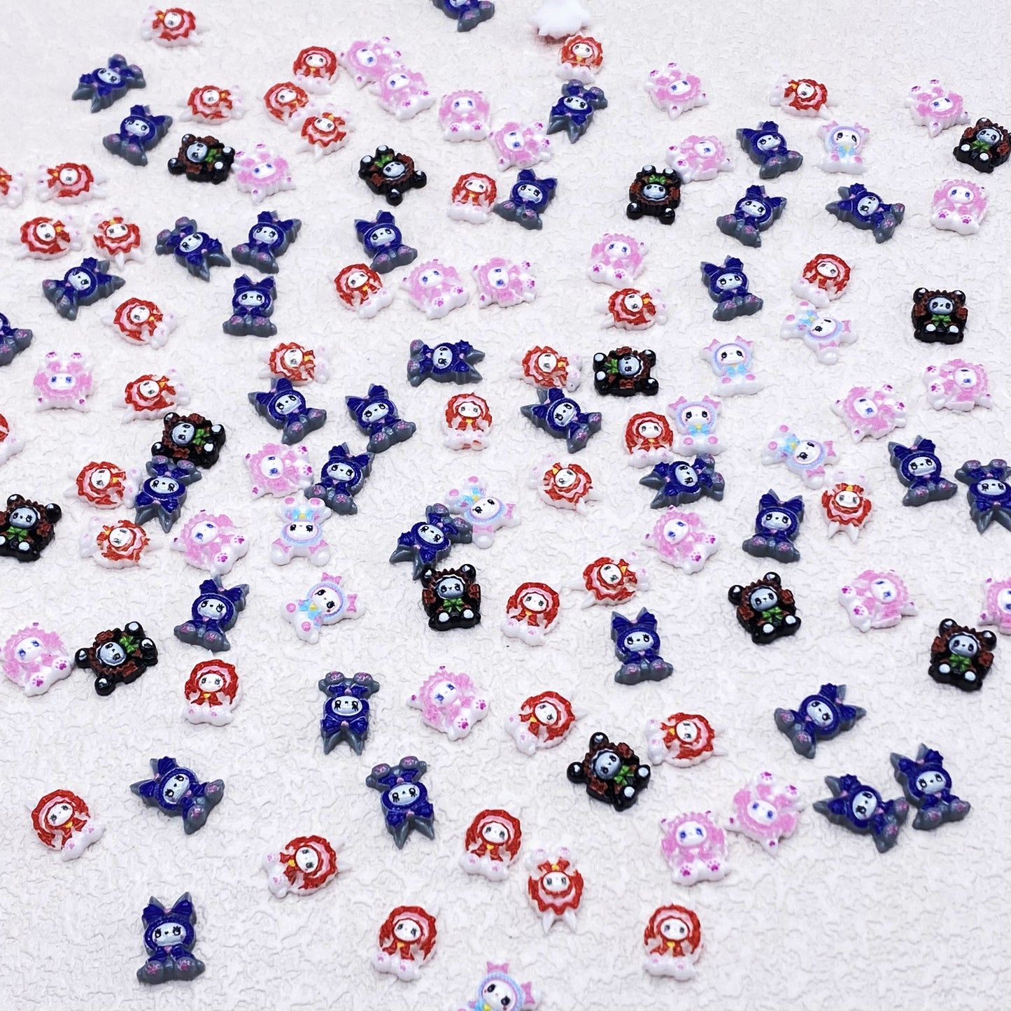 Colorful Doll Resin Charm