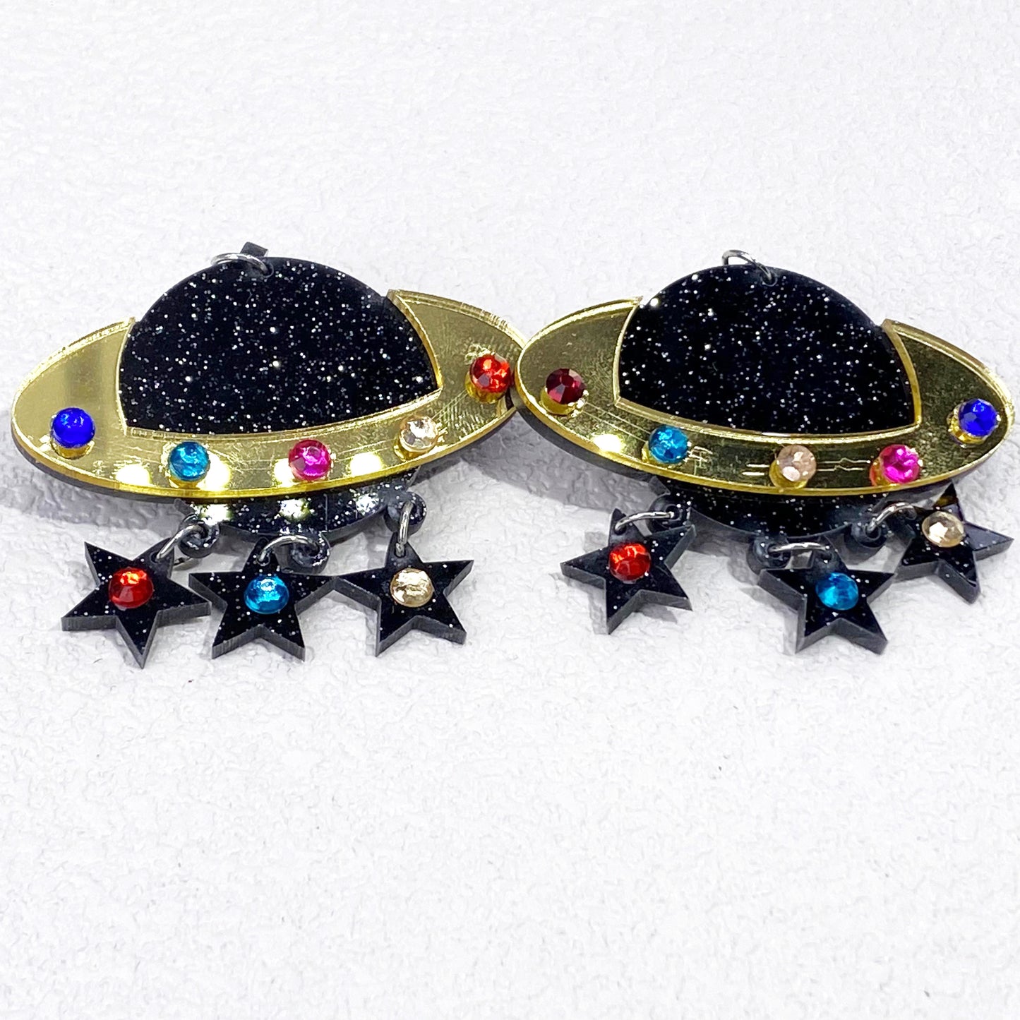 Planet Travel Acrylic Costume Jewellery
