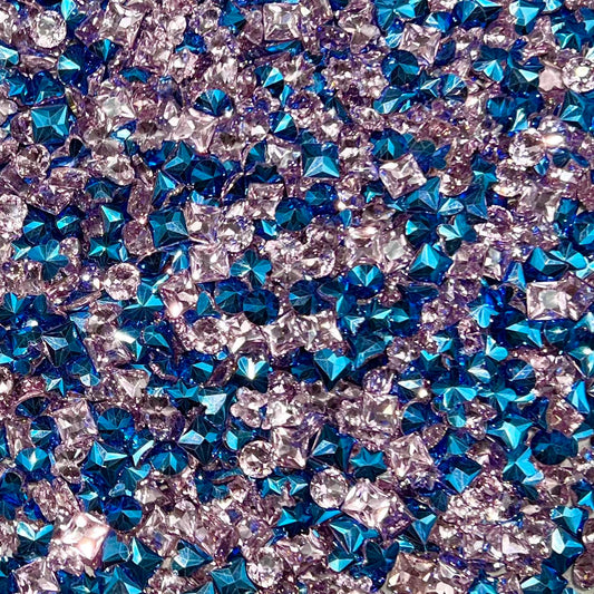 Shape of the Ocean Glass Diamond DIY Supplies