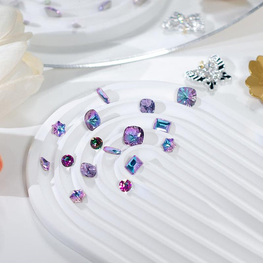 Violet Luster Glass Diamond DIY Supplies