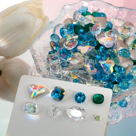 Ocean Wave Glass Diamonds DIY Supplies