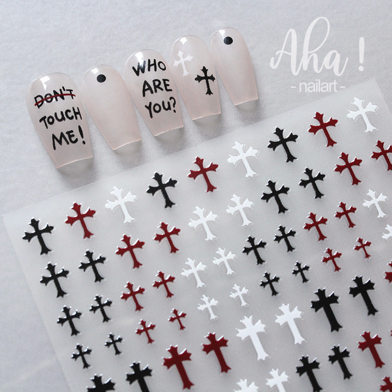 Gothic Cutie Nail Art Stickers 5D Embossed