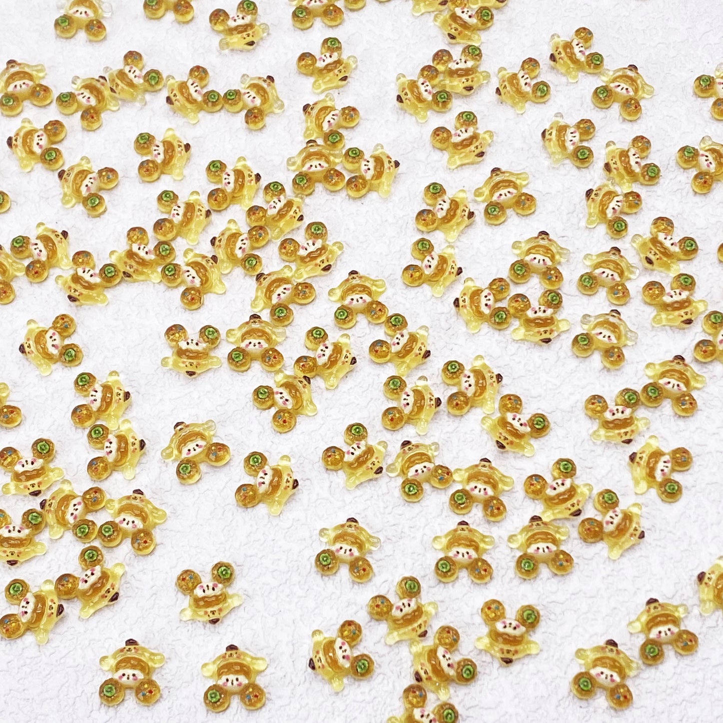 Tricolor Girl Resin Charm