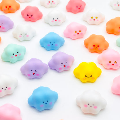 Luminous Macaron Clouds Resin DIY Charms