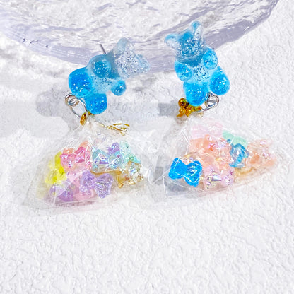 Gummy Bb Bear Purple Resin Costume Jewellery