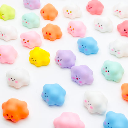Luminous Macaron Clouds Resin DIY Charms