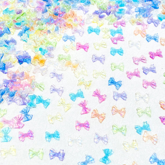 Galaxy Bow Tie Resin DIY Charms