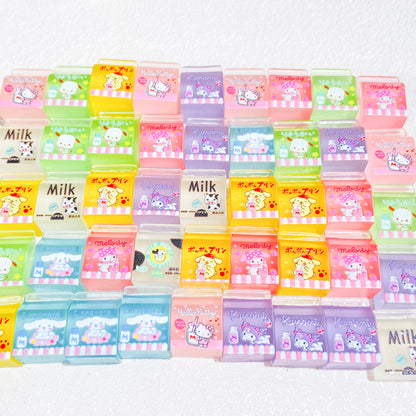Cartoon Milk Carton Resin DIY Charms