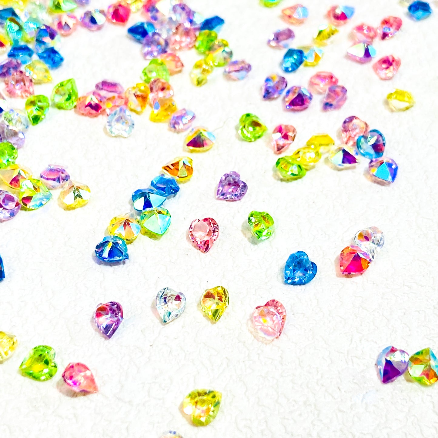 Heart Shape Diamond Resin DIY Charms