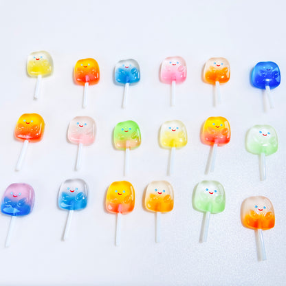 Jelly Lollipops Resin DIY Charms