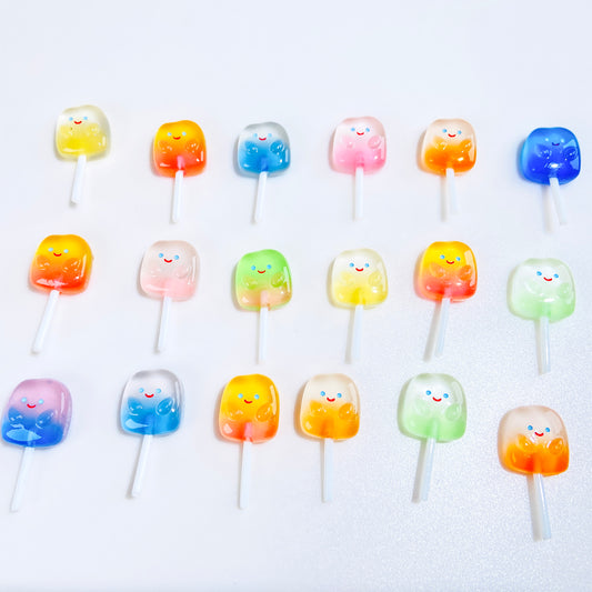 Jelly Lollipops Resin DIY Charms