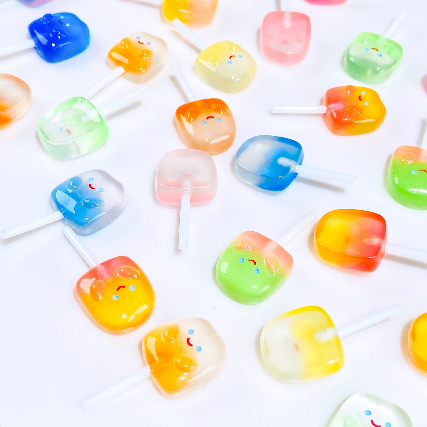 Jelly Lollipops Resin DIY Charms
