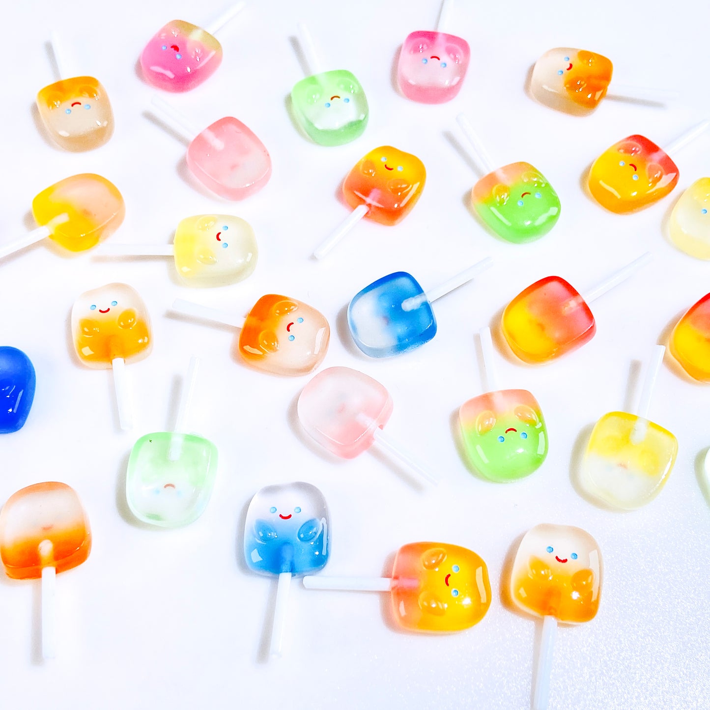 Jelly Lollipops Resin DIY Charms
