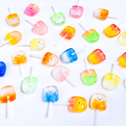 Jelly Lollipops Resin DIY Charms