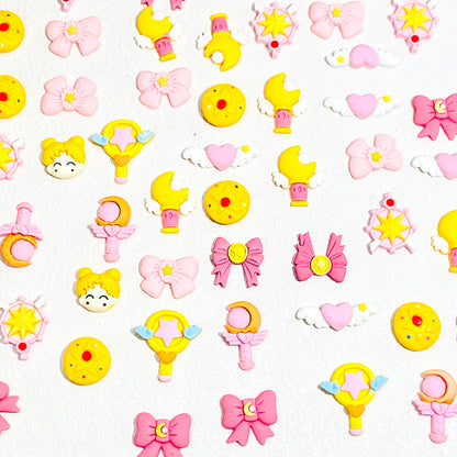 Magic Girl Resin DIY Charm