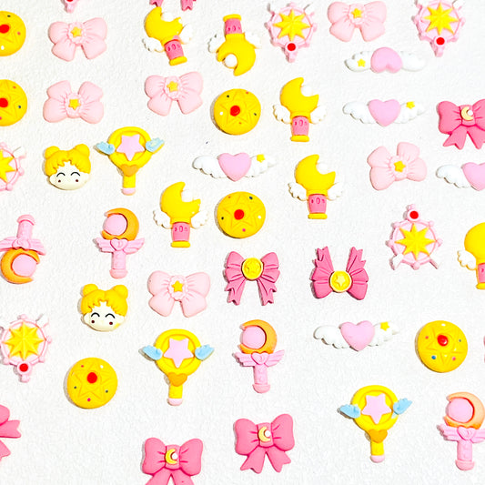 Magic Girl Resin DIY Charm