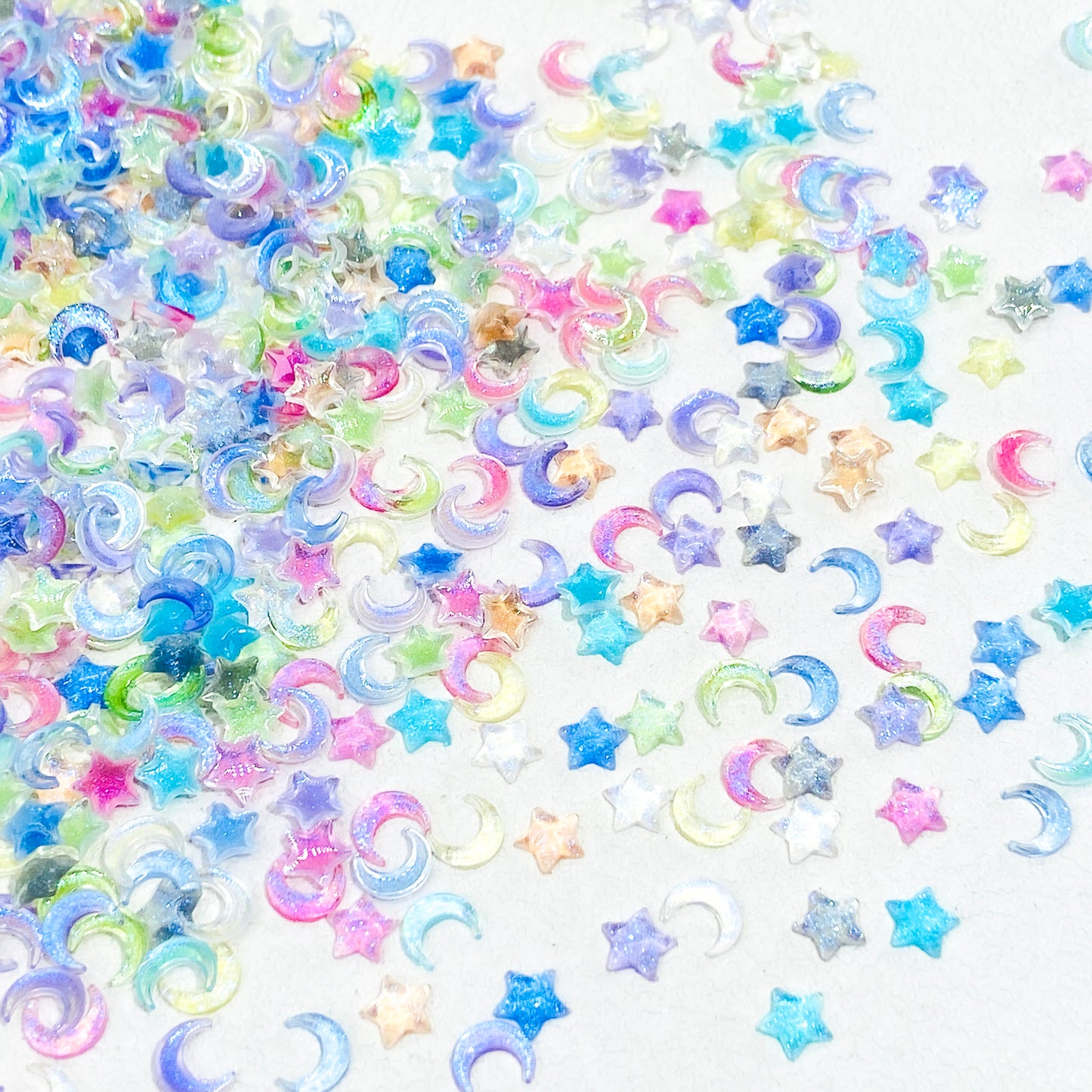 Translucent Galaxy (Star / Moon ) Resin DIY Charms