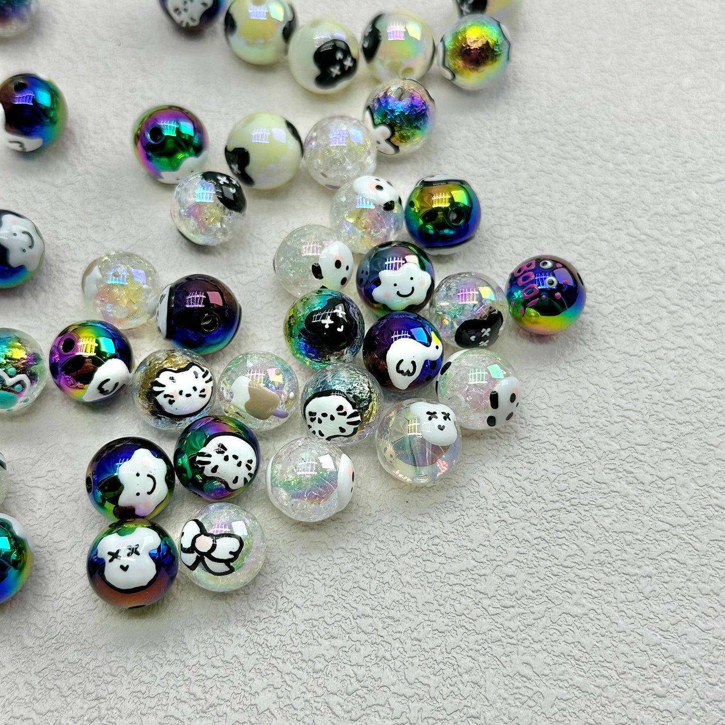 Hand Drawn Beads - Black & White