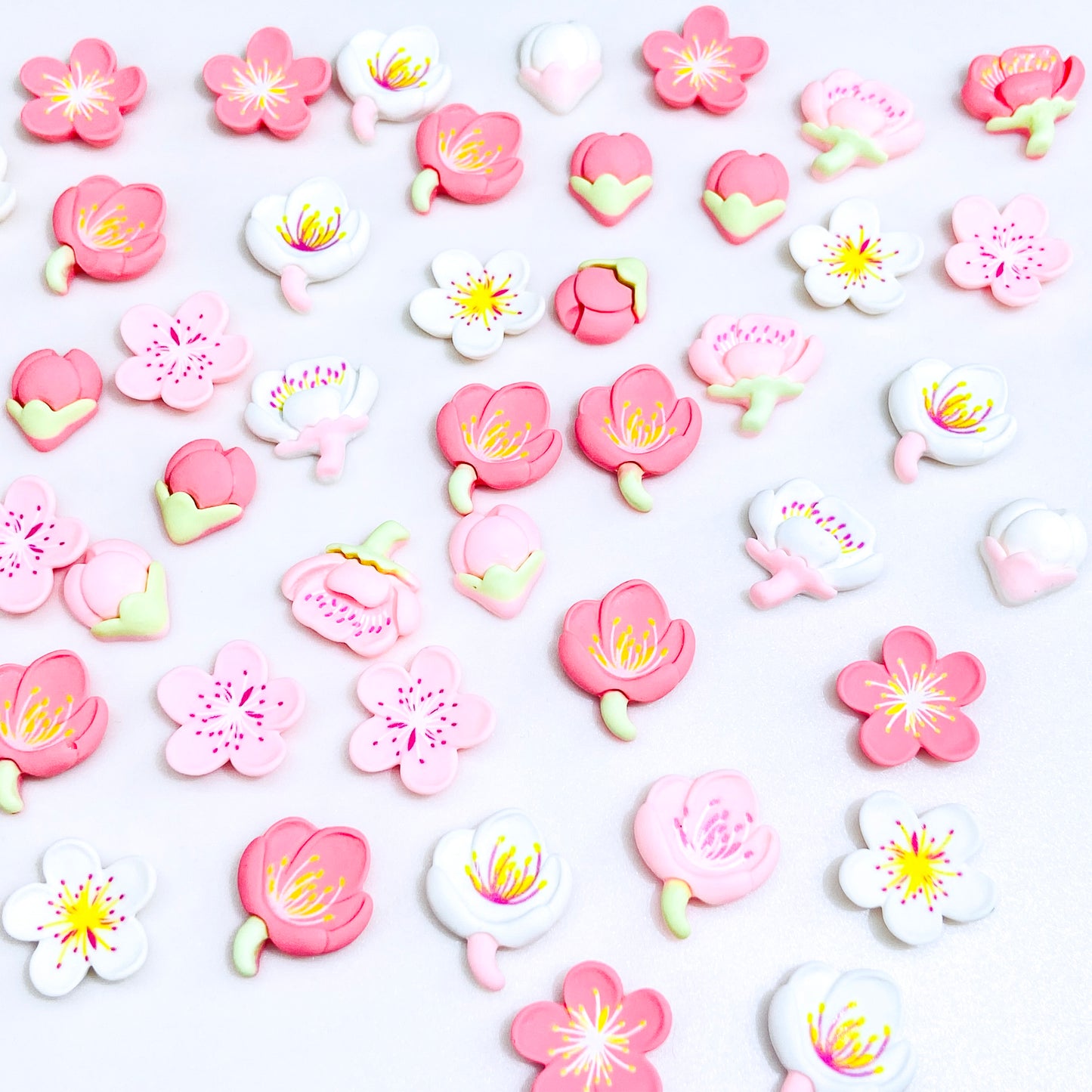 Cherry Blooms Resin DIY Charms