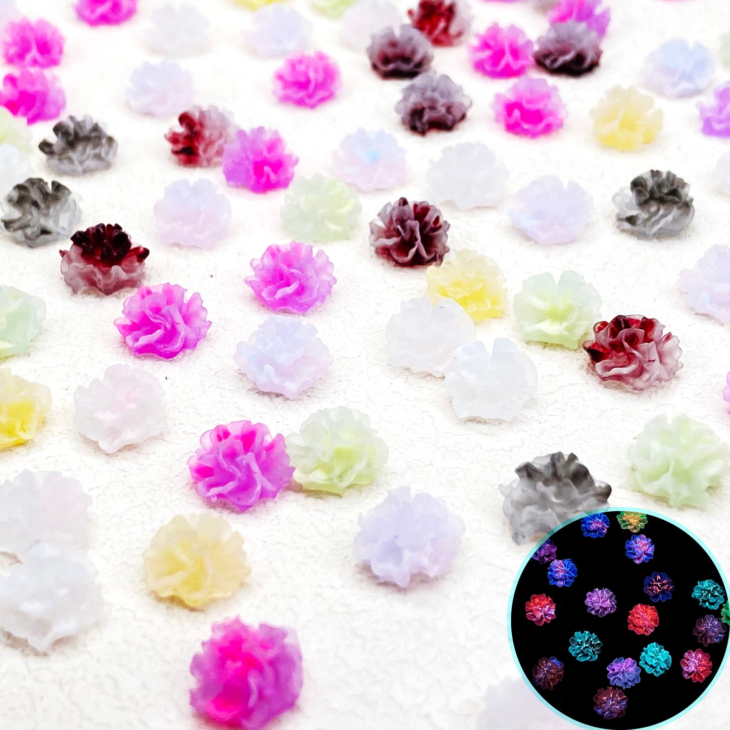 Tie-Dye Glow Flowers