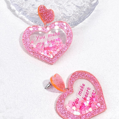 You Make My Heart Smile Acrylic Costume Jewellery