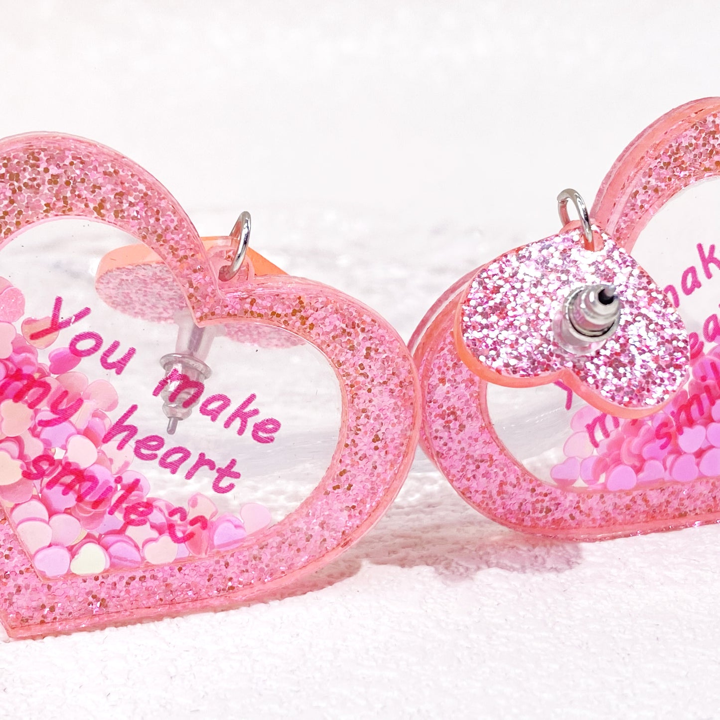 You Make My Heart Smile Acrylic Costume Jewellery