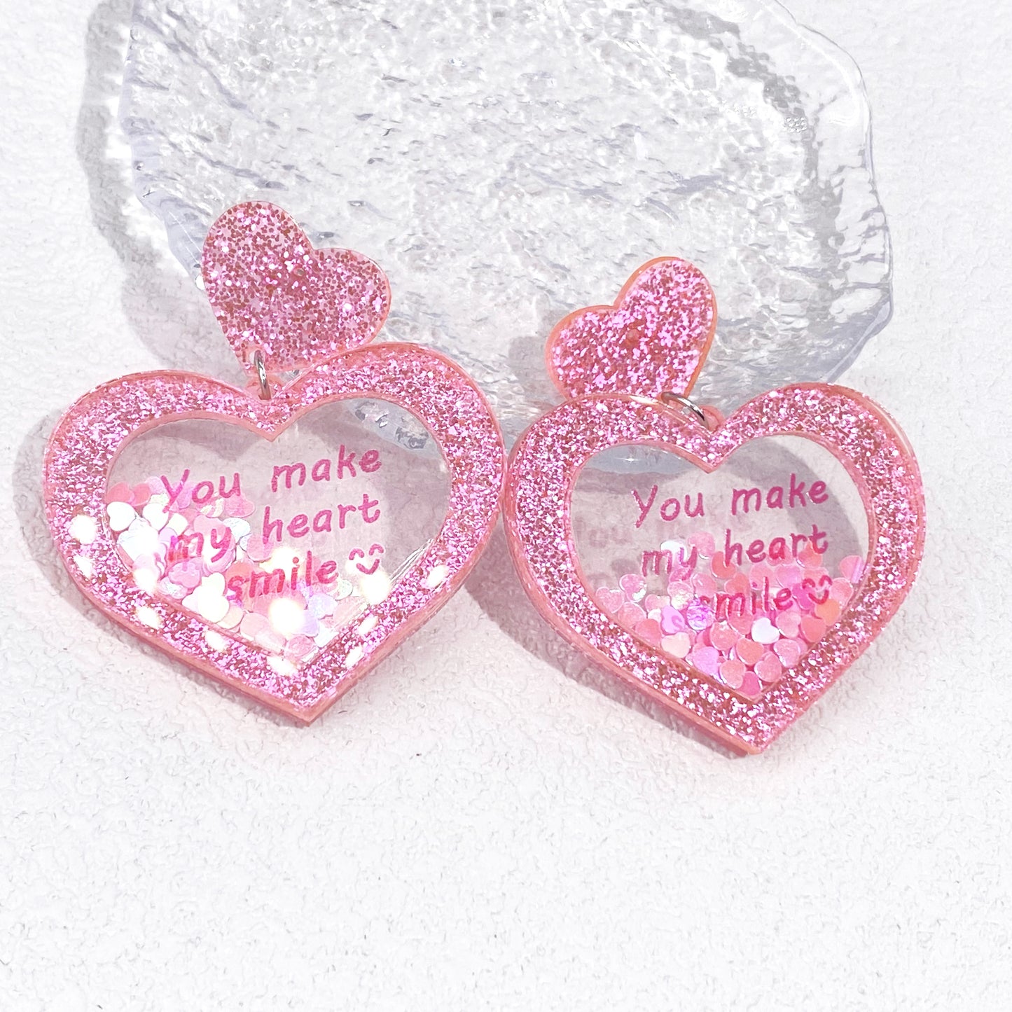 You Make My Heart Smile Acrylic Costume Jewellery