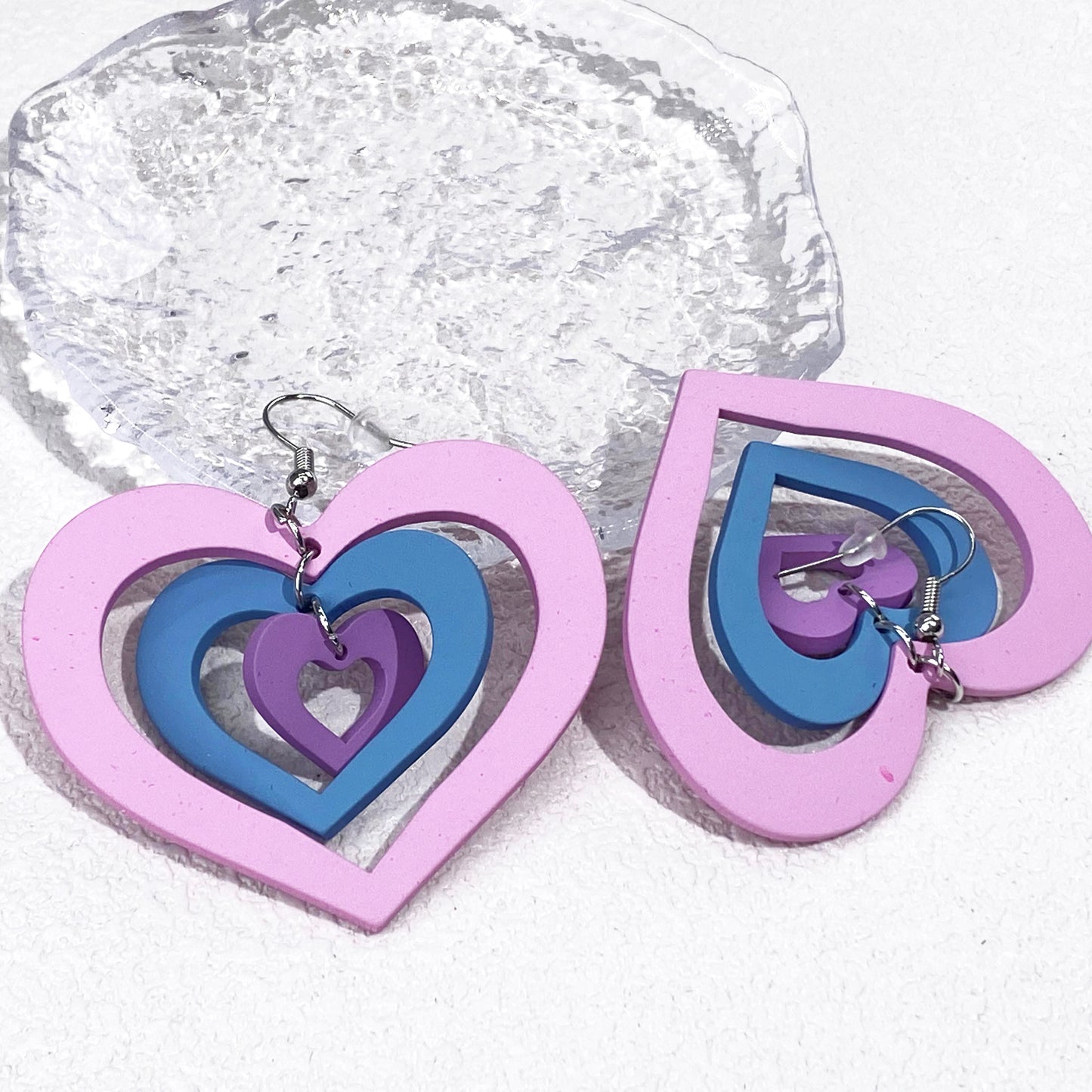 Gentle Heart Hues Resin Costume Jewellery