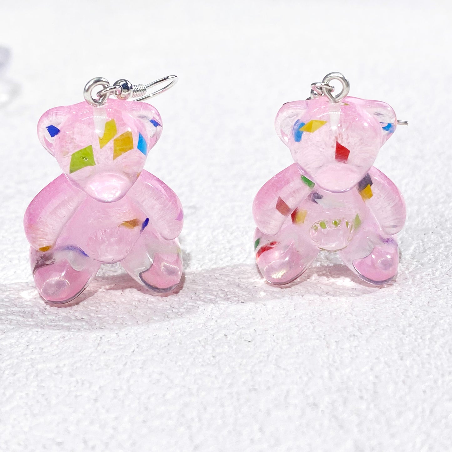 Jelly Bb Bear(Pink) Resin Costume Jewellery