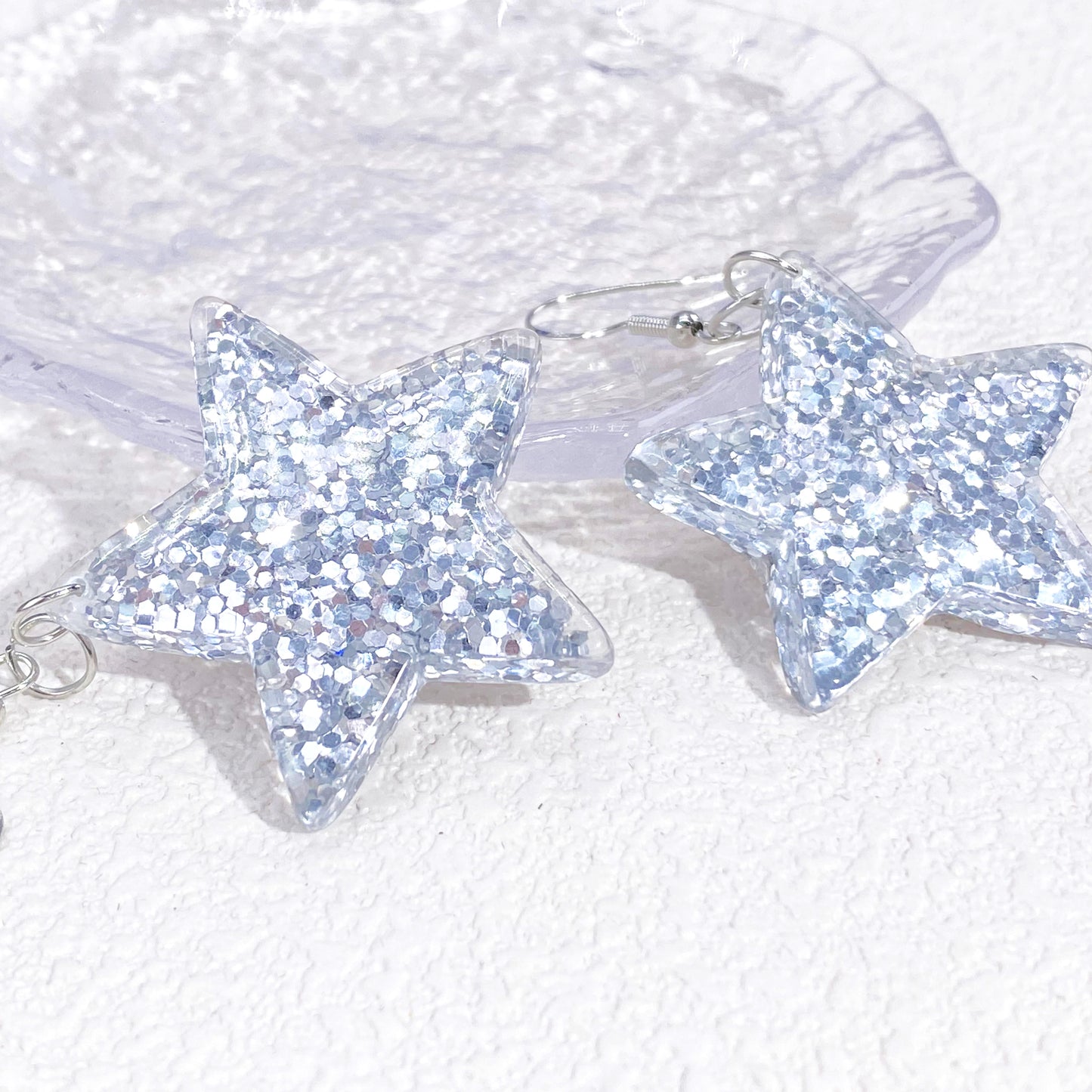 Super Star(Silver) Resin Costume Jewellery