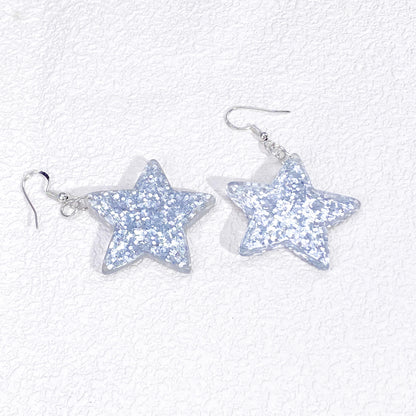 Super Star(Silver) Resin Costume Jewellery