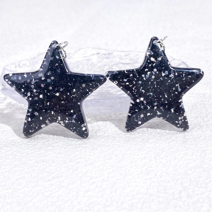 Super Star(Black) Resin Costume Jewellery