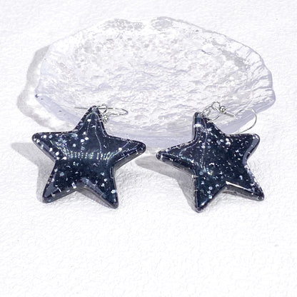 Super Star(Black) Resin Costume Jewellery