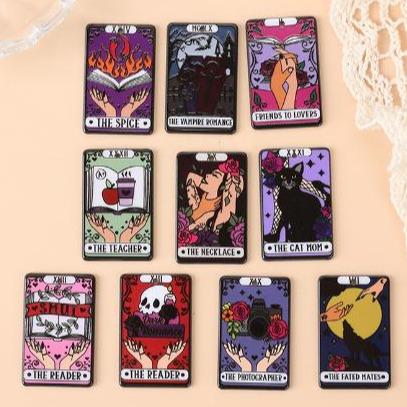 Tarot Card Cute Acrylic DIY Charms