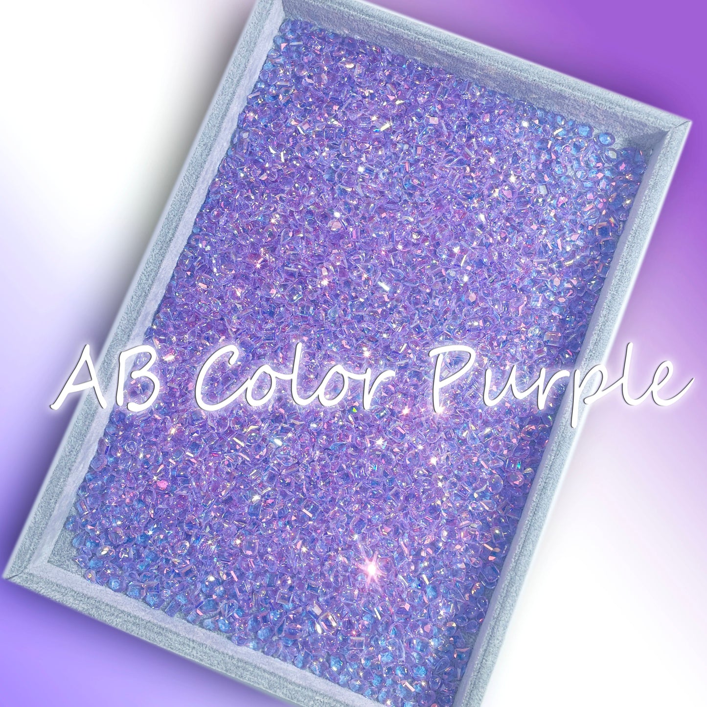 AB Color Diamonds - Purple