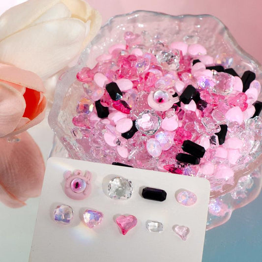 Pink Evil Glass Diamond DIY Supplies