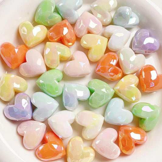 Heart Shape Cute Bead DIY Charms