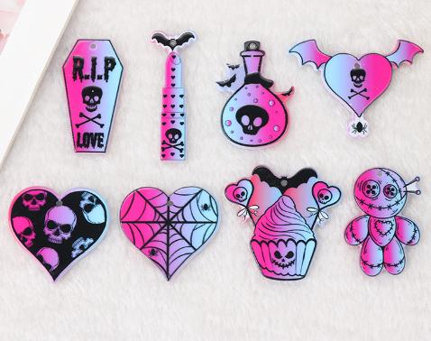 Gothic Dreamcatcher Cute Acrylic DIY Charms