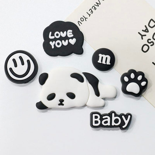 Snoring Panda Cute Soft Cartoon DIY Charms